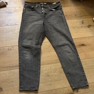 Men's Straight Fit Gray Jeans
